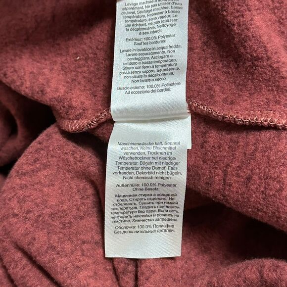 Columbia Drop Shoulder Cowl Neck Dark Red Sweatshirt Size XL - Picture 9 of 10